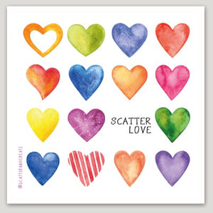 "Scatter Love" - Vinyl Sticker