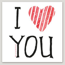 "I Love You" - Vinyl Sticker