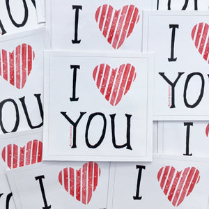 "I Love You" - Vinyl Sticker